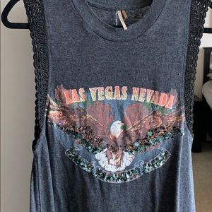 Free People graphic tank